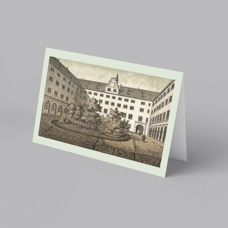 5 Varianten - Karte Gebäudeansichten der Universität Würzburg