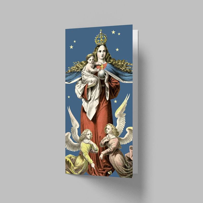 3 Varianten - Karte Madonna