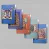 Set 5 Zierinitialen B, C, D, I und L