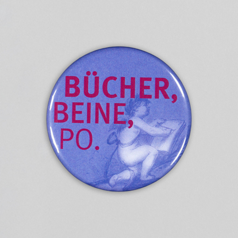Magnet "Bücher, Beine, Po"